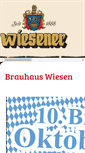 Mobile Screenshot of brauhaus-wiesen.de